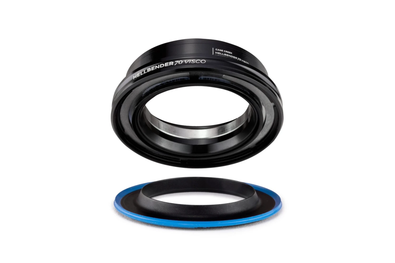 Cane Creek Hellbender 70 Visco Lower Headset - ZS56/40-H8, Mid Tune, Black 1 Cane Creek Hellbender 70 Visco Lower Headset - ZS56/40-H8, Mid Tune, Black